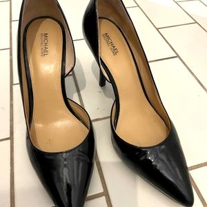 Heels -  Michael Kors size 9 Black Patent leather 3” heels.